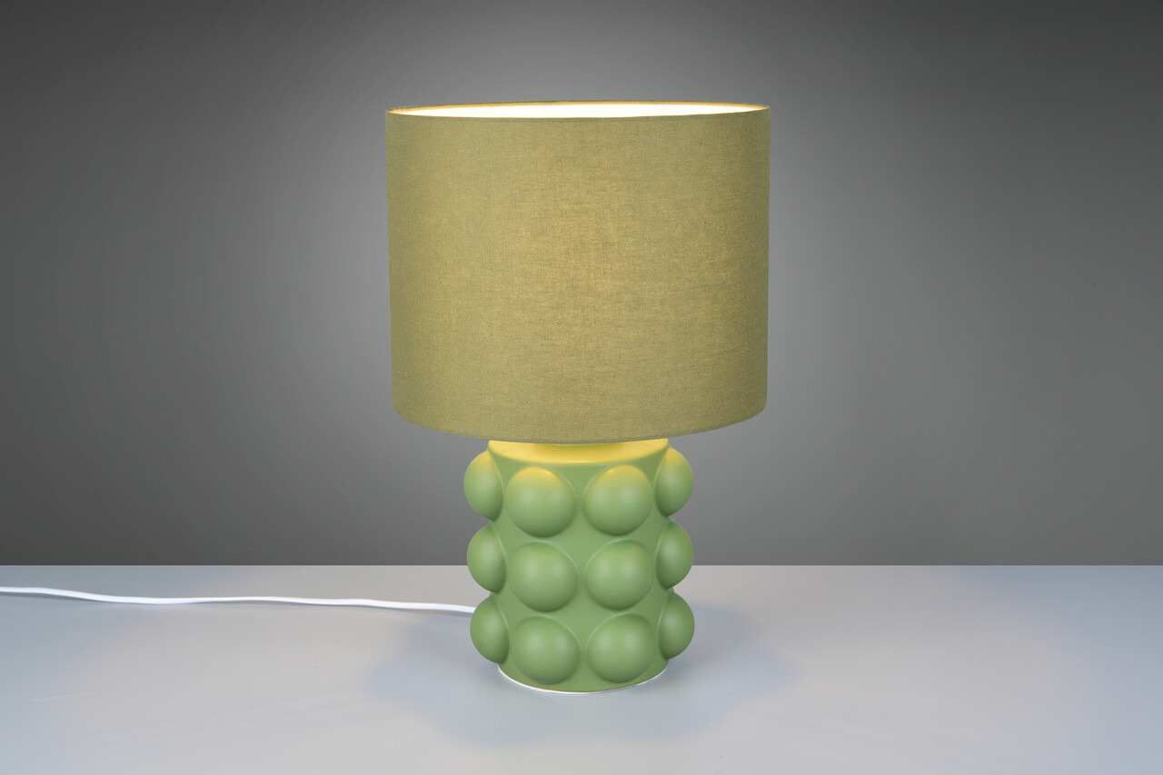 Lampa de masa Kate, RL, 30x47 cm, 60W, 1x E27, ceramica, verde - imagine 5
